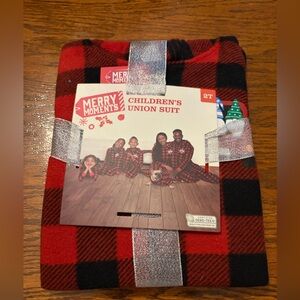 Red and Black Kids Pajama Set